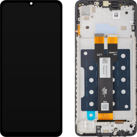 Displej s dotykovou obrazovkou Samsung Galaxy A07, s rámečkem, černý, servisní balíček GH81-28713A