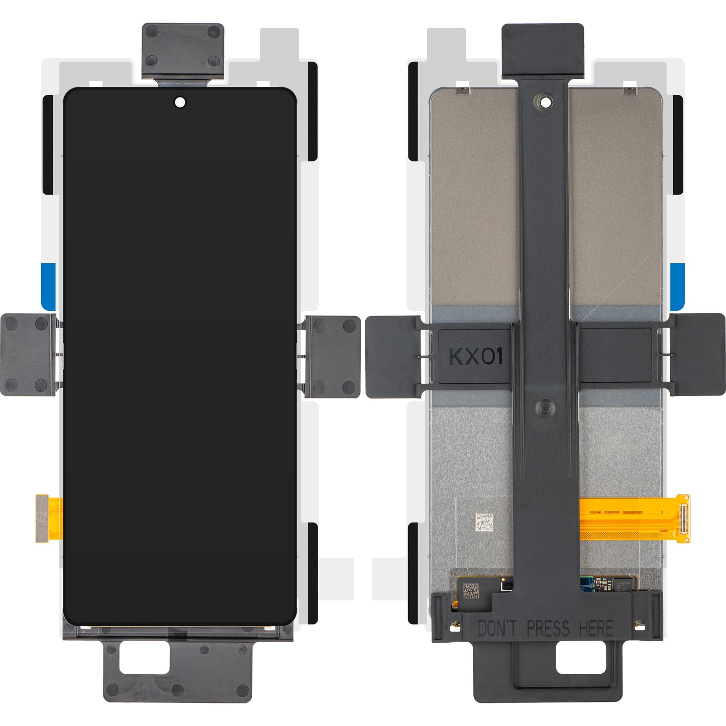 Displej s dotykovou obrazovkou Samsung Galaxy Z Flip8 F776 / Z Flip7 F766, Sub Inner, Service Pack GH82-37578A