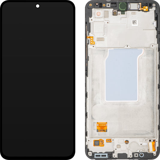 Dotykový displej Samsung Galaxy A27 5G, s rámečkem, černý, servisní balíček GH82-39944A
