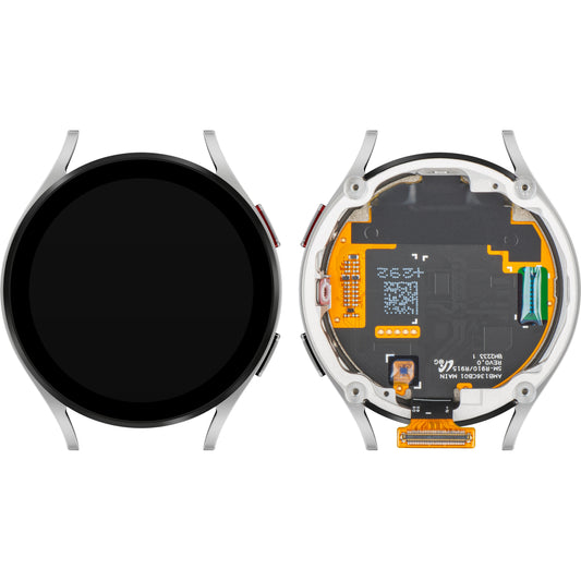 Dotykový displej Samsung Galaxy Watch5 44mm, s rámečkem, BT verze, stříbrný, servisní balíček GH82-30042C