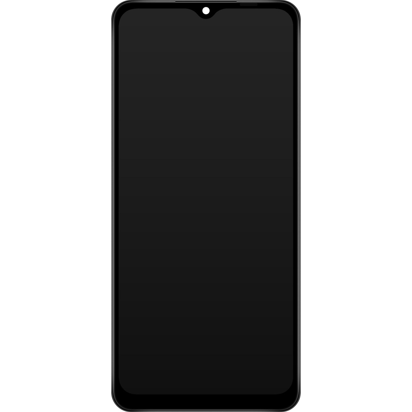 Dotykový displej Samsung Galaxy A12 Nacho A127, s rámečkem, černý, repasovaný GH82-26486A