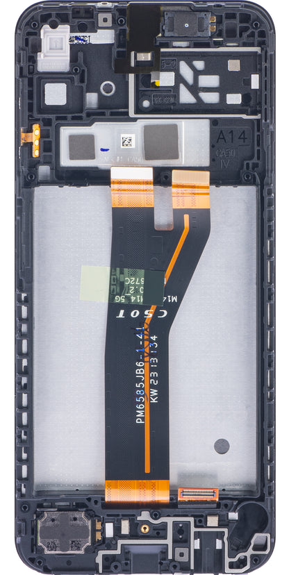 Dotykový displej Samsung Galaxy A14 A145, s rámečkem, neevropská verze, černý, servisní balíček GH82-3111185A