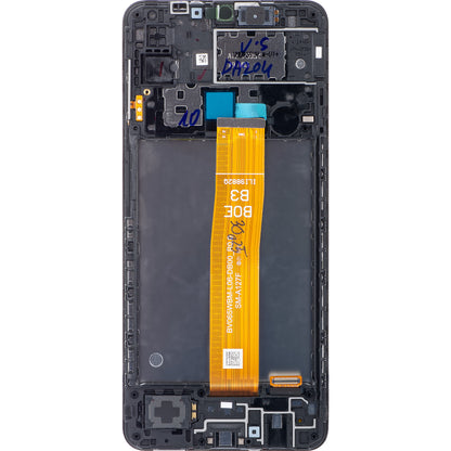 Dotykový displej Samsung Galaxy A12 Nacho A127, s rámečkem, černý, repasovaný GH82-26486A