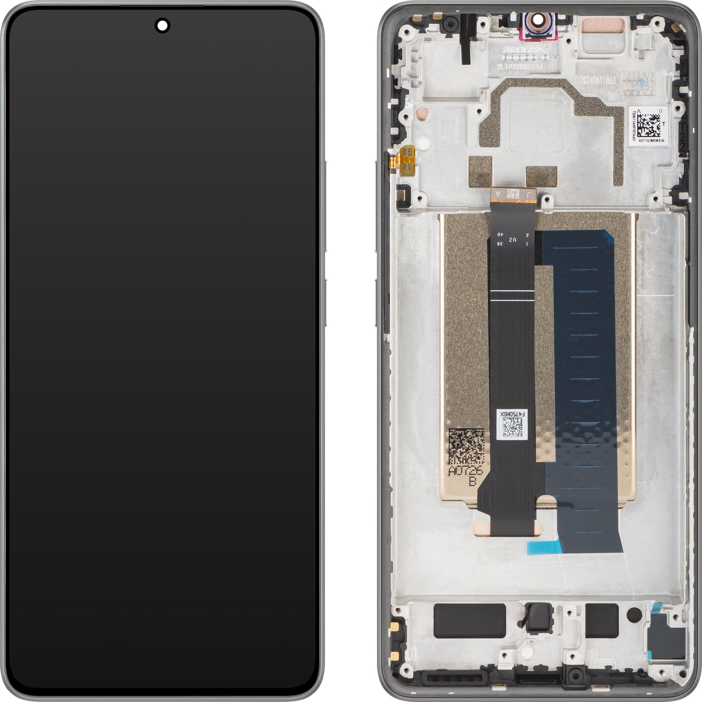 Display s dotykovým displejem Xiaomi Poco X6 Pro, s rámem, šedý, Service Pack 560001N11A00