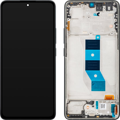 Displej s dotykovou obrazovkou Xiaomi Poco M7 Pro 5G, s rámem, Černá (Classic Black), Service Pack 5600140O17P00