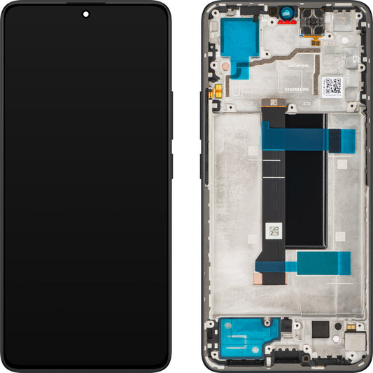 Displej s dotykovým panelem Xiaomi Poco X6, s rámem, černý, Service Pack 560003N16P00