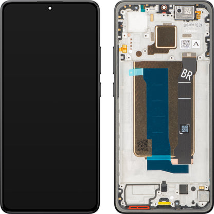 Xiaomi Poco X7 Pro Display with Touchscreen, with Frame, Black, Service Pack 56000300O1000
