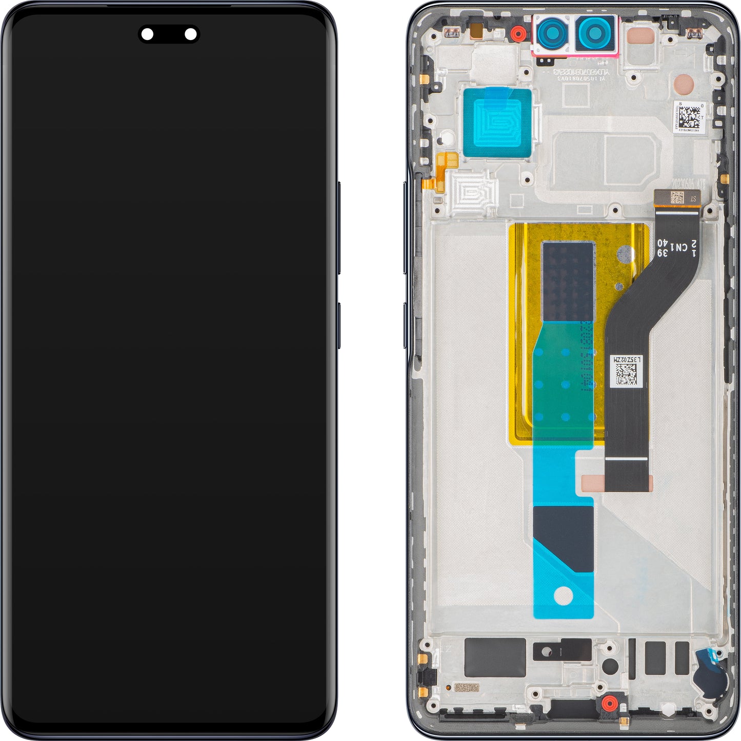 Displej s dotykovou obrazovkou Xiaomi 13 Lite, s rámečkem, černý, servisní balíček 5600030L9S00