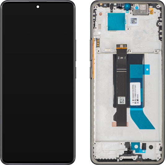 Displej s dotykovou obrazovkou Xiaomi Redmi Note 14 Pro 5G, s rámečkem, černý (Midnight Black), Swap 56002300O1600