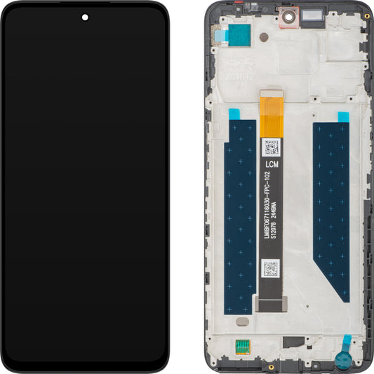 Displej s dotykovou obrazovkou ZTE nubia Neo 2, s rámečkem, černý, Service Pack 123437401079