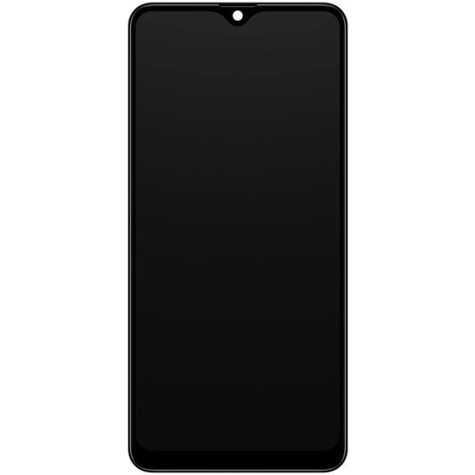 Dotykový displej Samsung Galaxy A20 A205, s rámečkem, černý, servisní balíček GH82-19571A