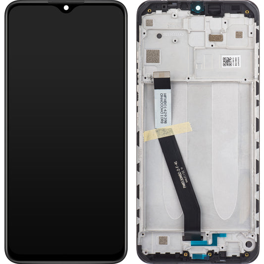 Display s dotykovým displejem Xiaomi Redmi 9, s rámem, černý, Service Pack 5600050J1900