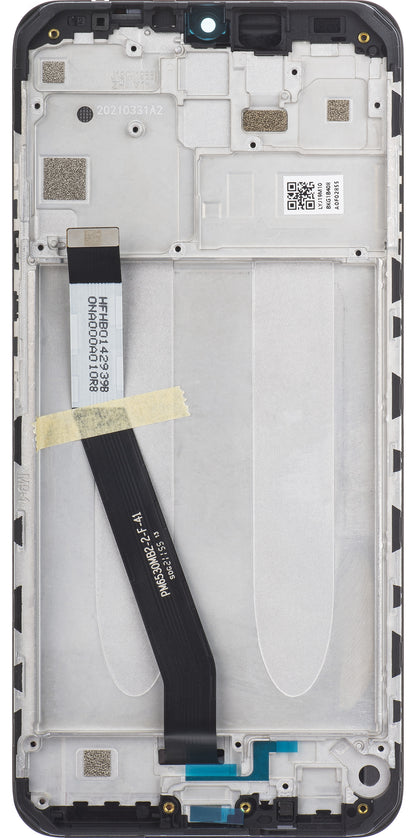Display s dotykovým displejem Xiaomi Redmi 9, s rámem, černý, Service Pack 5600050J1900