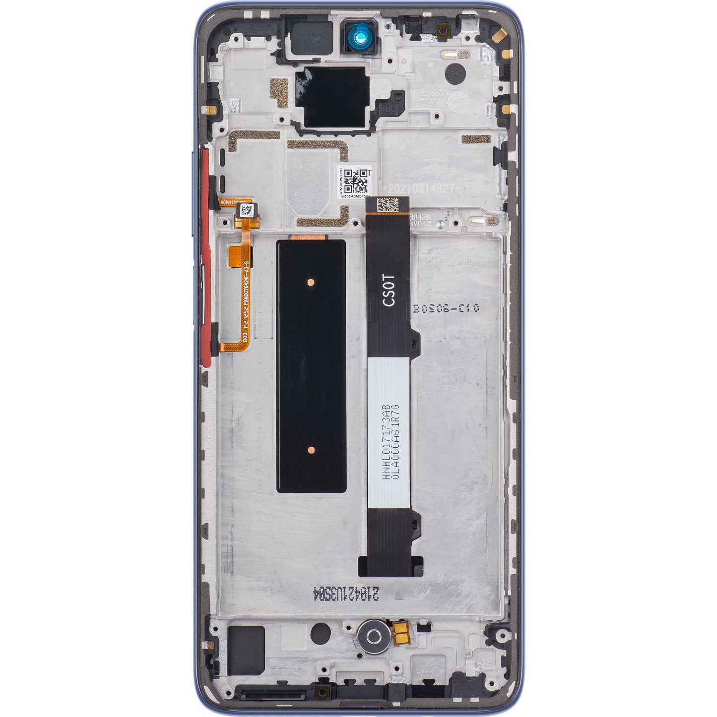 Display s dotykovou obrazovkou Xiaomi Redmi Note 9 Pro 5G / Mi 10T Lite 5G, s rámem, šedý, Service Pack 5600040J1700