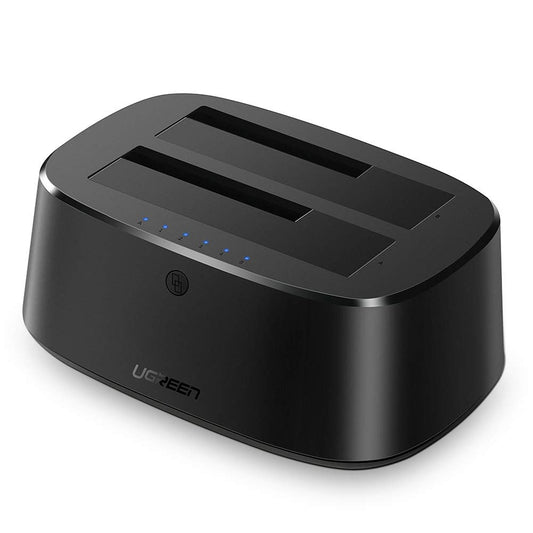 Docking Station UGREEN CM198 (50857) pro HDD / SSD SATA 2,5 palce / 3,5 palce, černá