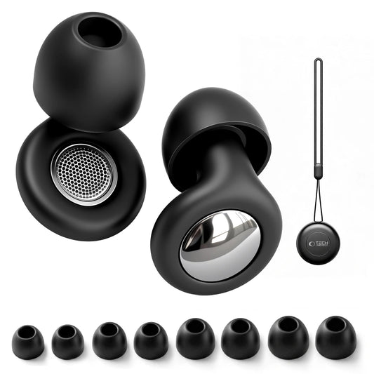 Ušní zátky Tech-Protect QuietFit, Černé