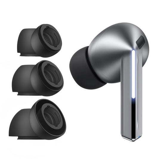 Špunty Tech-Protect pro Samsung Galaxy Buds3 Pro, Velikost S / M / L, Černé