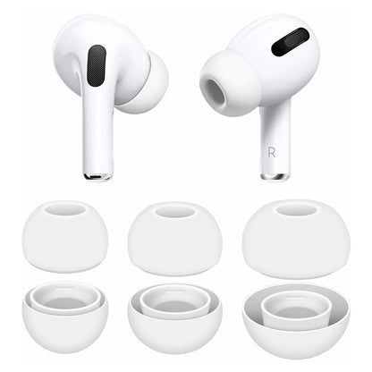 Špunty Techsuit ET1 pro Apple AirPods Pro Series, Sada 3 kusy, Bílé