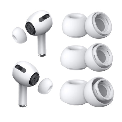 Špunty Techsuit ET1 pro Apple AirPods Pro Series, Sada 3 kusy, Bílé