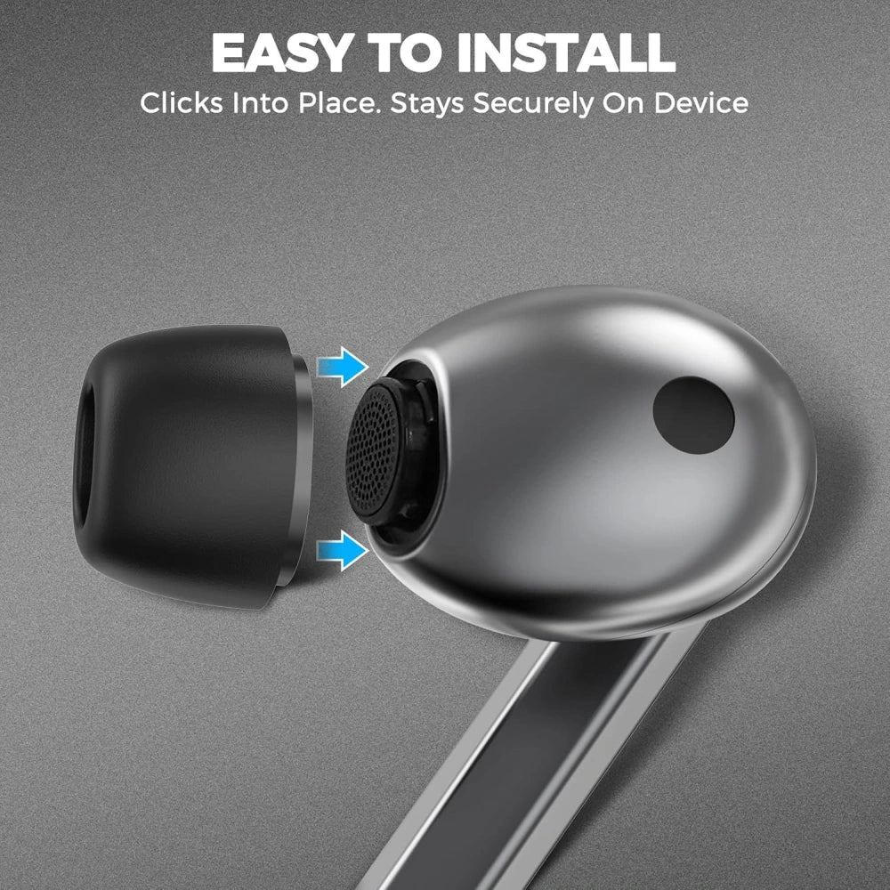 Špunty Techsuit ET3 pro Samsung Galaxy Buds3 Pro, Velikost S / M / L, Bílé