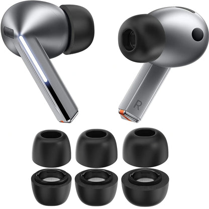 Špunty Techsuit ET3 pro Samsung Galaxy Buds3 Pro, Velikost S / M / L, Bílé
