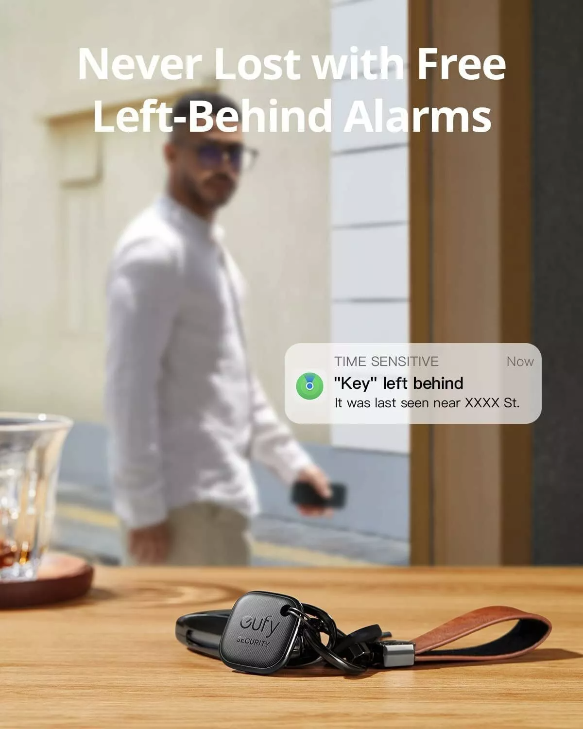Eufy Security SmartTrack Link pro iOS Series, Sada 4 kusů, Černá E87B0012
