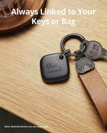Eufy Security SmartTrack Link pro iOS Series, Sada 4 kusů, Černá E87B0012