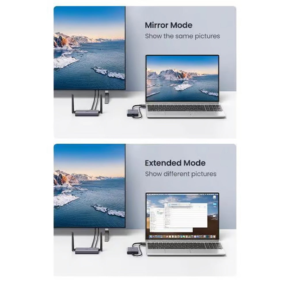 Bezdrátový HDMI extender UGREEN CM506, 1080P, šedý