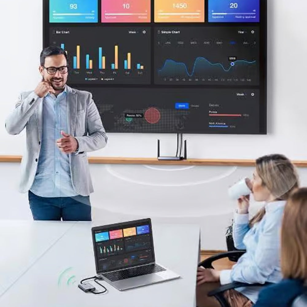 Bezdrátový HDMI extender UGREEN CM506, 1080P, šedý
