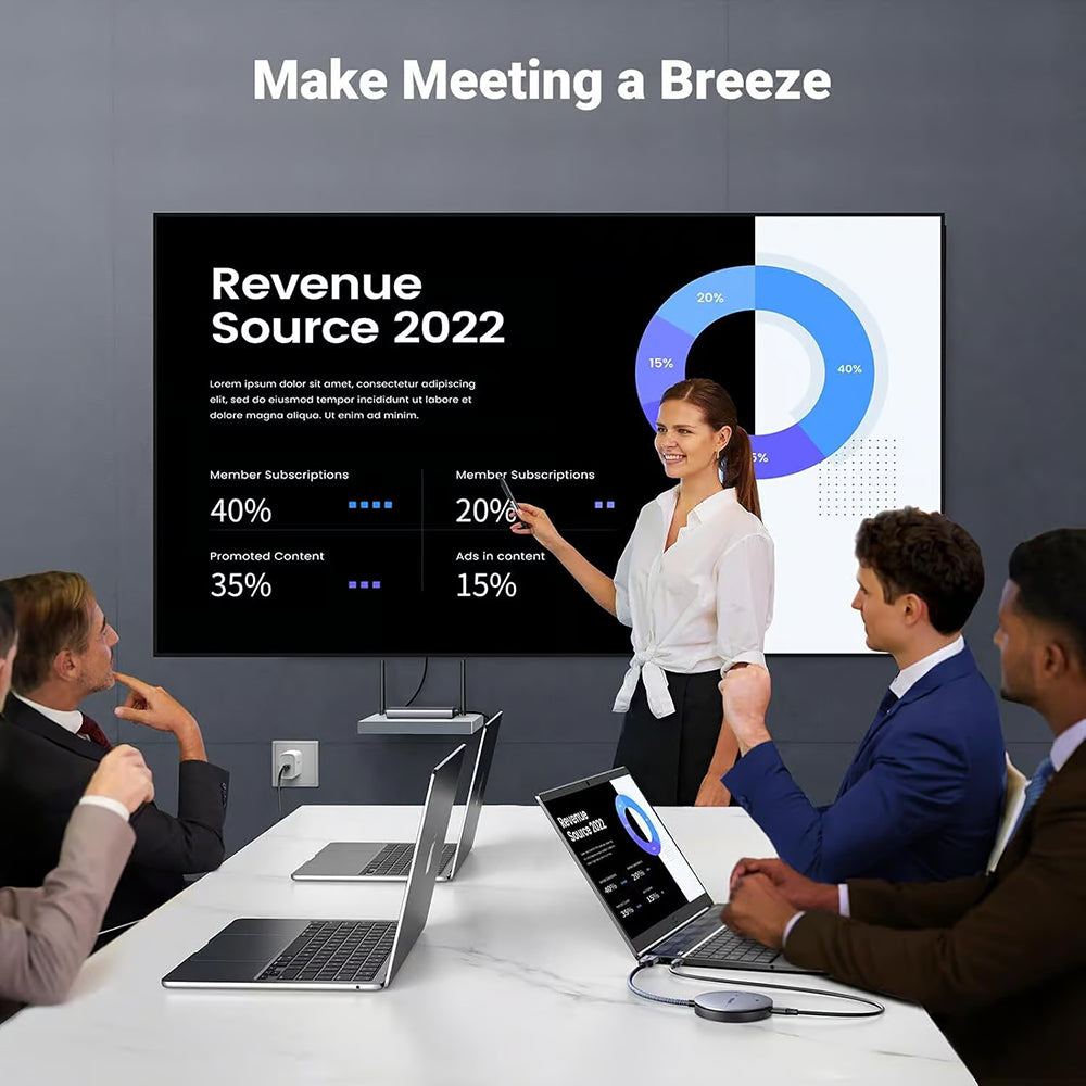 Bezdrátový HDMI extender UGREEN CM586, 4K, černý