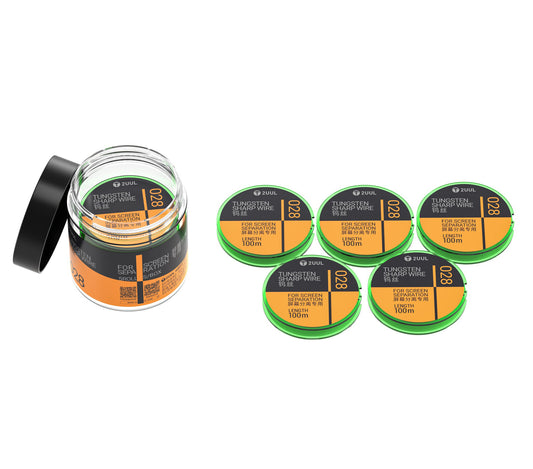 Wolframové vlákno 2UUL WS-028, 0,028 mm, 100 m, Sada 5 kusů