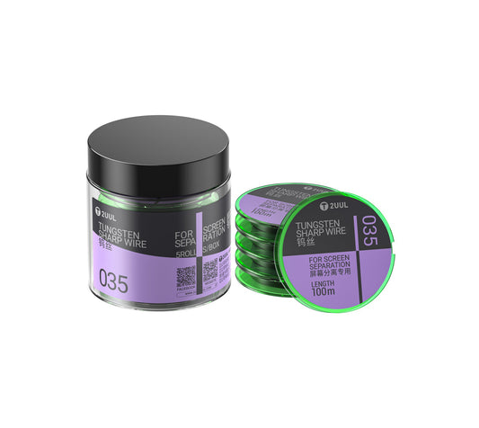 Wolframové vlákno 2UUL WS-035, 0,035 mm, 100 m, sada 5 kusů