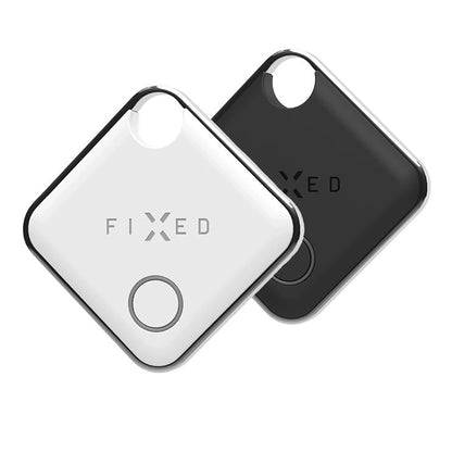 Fixed SmartTag Duo pro iOS, Sada 2 kusy, Bílá / Černá