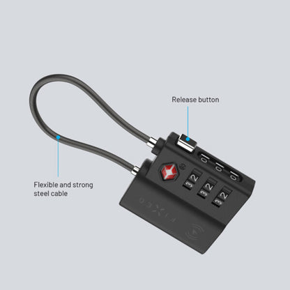 Fixed SmartTag Travel pro iOS Series, Černý