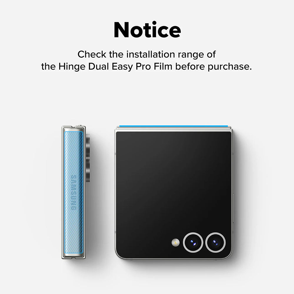 Ochranná fólie Ringke pro pant Samsung Galaxy Z Flip7 F766, plast, sada 2 kusy