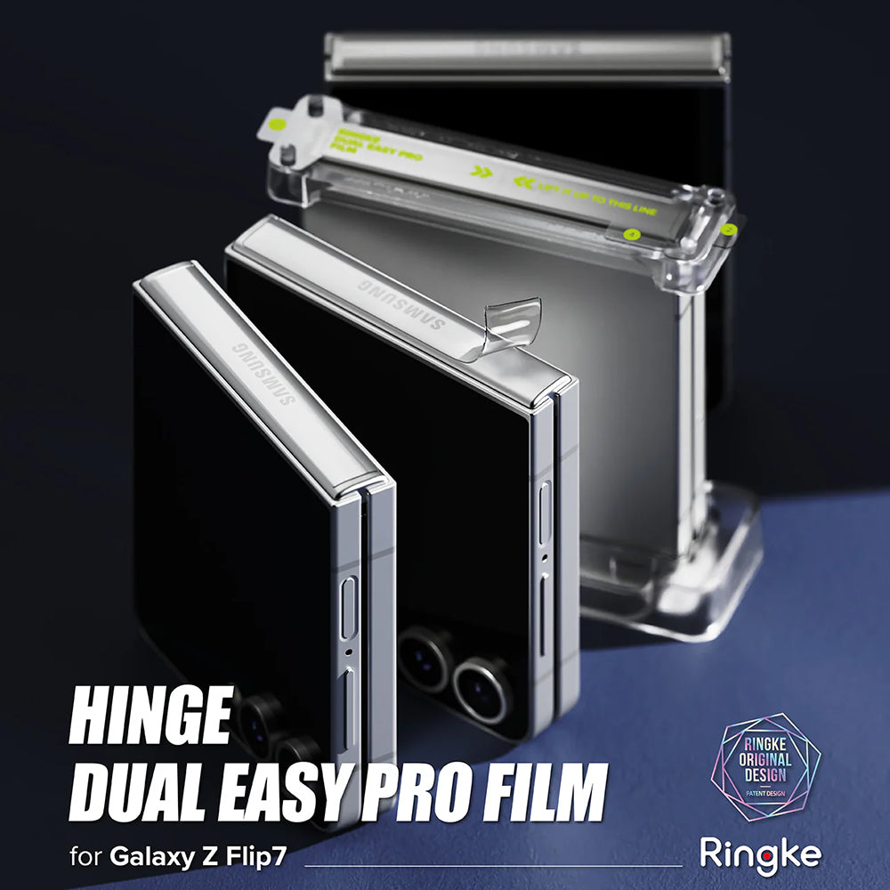 Ochranná fólie Ringke pro pant Samsung Galaxy Z Flip7 F766, plast, sada 2 kusy