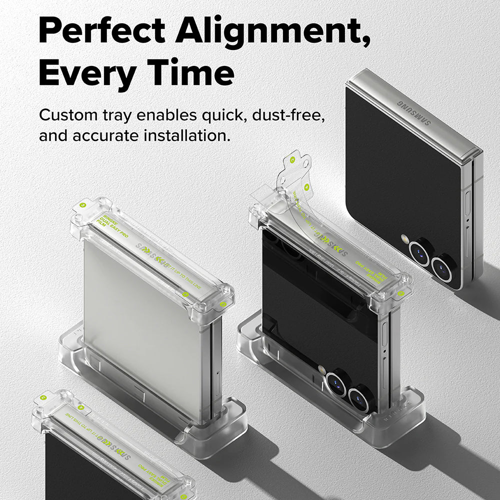 Ochranná fólie Ringke pro pant Samsung Galaxy Z Flip7 F766, plast, sada 2 kusy