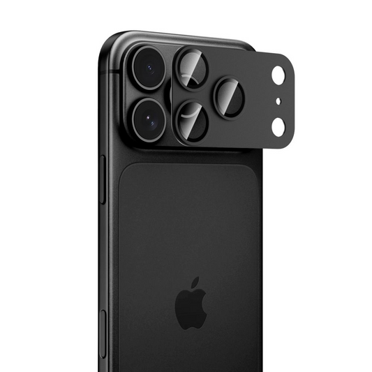 Ochranná fólie zadní kamery Tech-Protect CamFull Fit+ pro Apple iPhone 18 Pro, tvrzené sklo, černá