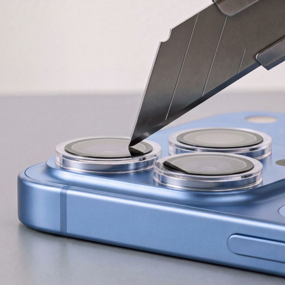Ochranná fólie na zadní kameru Tech-Protect CamRing Fit+ pro Apple iPhone 18 Pro / 18 Pro Max, tvrzené sklo, průhledná