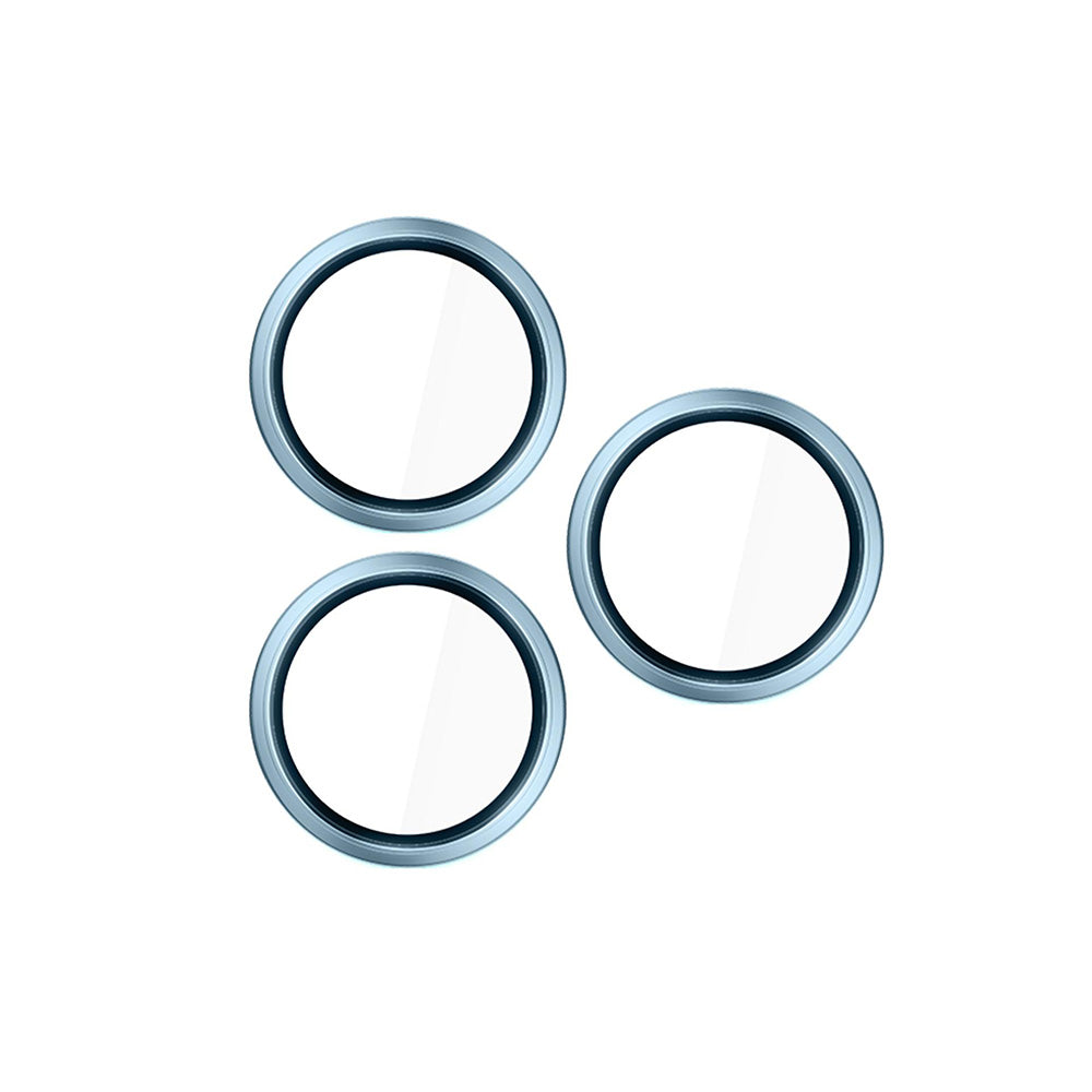 Ochranná fólie na zadní kameru 3MK Hardy Protection Pro pro Apple iPhone 17 Pro Max / 17 Pro, Tvrzené sklo, Modrá