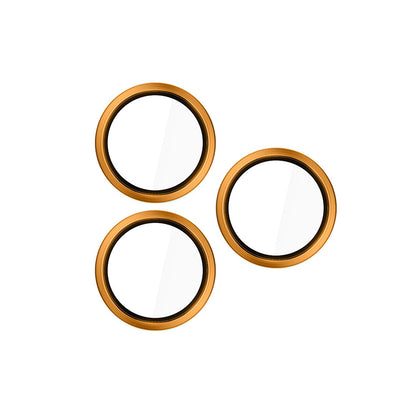 Ochranná fólie na zadní kameru 3MK Hardy Protection Pro pro Apple iPhone 17 Pro Max / 17 Pro, Tvrzené sklo, Oranžová