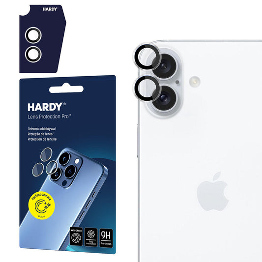 Ochranná fólie 3MK Hardy Protection Pro na zadní kameru pro Apple iPhone 17, Tvrzené sklo, Průhledná