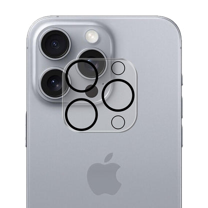 Ochranná fólie 3MK Pro Full Cover na zadní kameru pro Apple iPhone 17 Pro, Tvrzené sklo, Černá