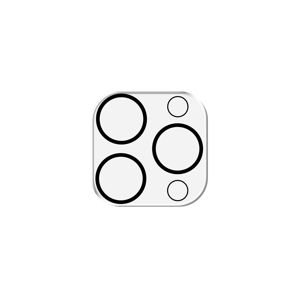 Ochranná fólie 3MK Pro Full Cover na zadní kameru pro Apple iPhone 17, Tvrzené sklo, Černá
