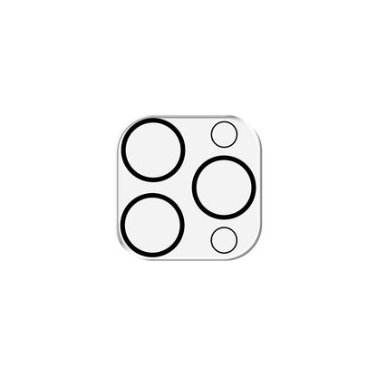 Ochranná fólie 3MK Pro Full Cover na zadní kameru pro Apple iPhone 17, Tvrzené sklo, Černá