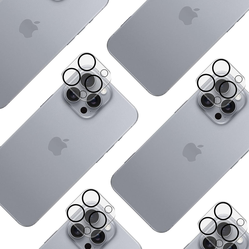 Ochranná fólie 3MK Pro Full Cover na zadní kameru pro Apple iPhone 17, Tvrzené sklo, Černá