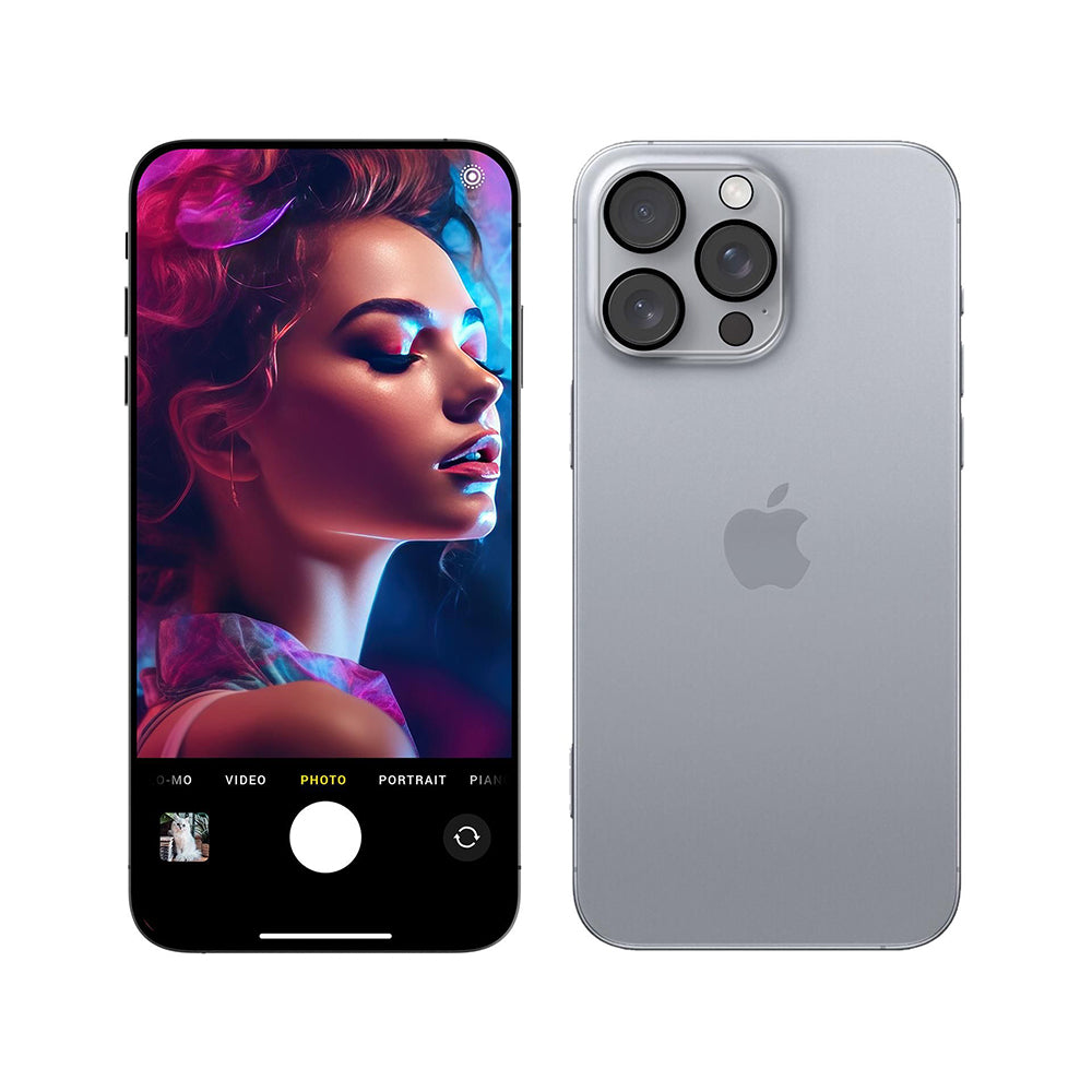 Ochranná fólie 3MK Pro Full Cover na zadní kameru pro Apple iPhone 17, Tvrzené sklo, Černá