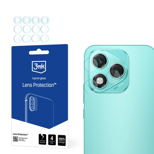 Ochranná fólie na zadní kameru 3MK Protection pro Honor 400 Lite, flexibilní sklo, sada 4 kusů, průhledná