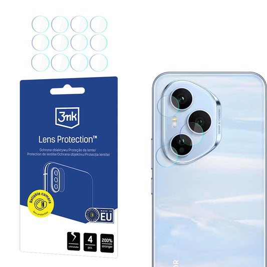 Ochranná fólie na zadní kameru 3MK Protection pro Honor 400 Pro, flexibilní sklo, sada 4 kusů, průhledná