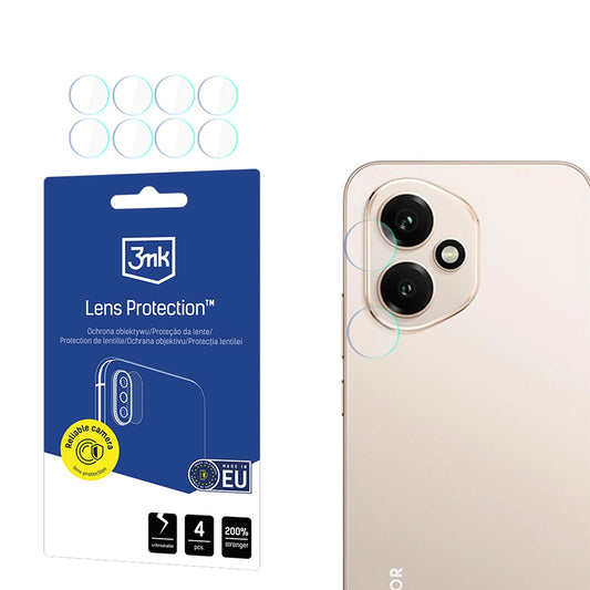 Ochranná fólie na zadní kameru 3MK Protection pro Honor 400, flexibilní sklo, sada 4 kusů, průhledná